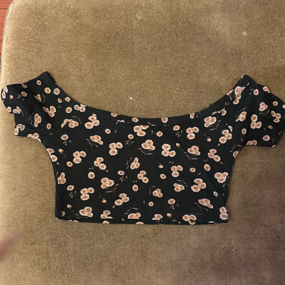 tiny off the shoulder bm top. comfy and cute one size